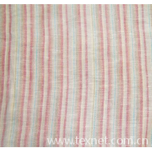 深圳市歌东泰世纺织服饰有限公司-纯亚麻色织布 