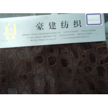 苏州豪建纺织有限公司-蛇皮纹烫金麂皮绒