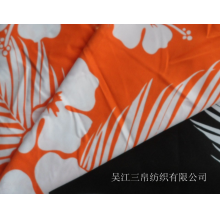 三帛纺织有限公司-桃皮绒印花 