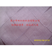 吴江市双红纺织品有限公司-经向绣花麂皮绒 