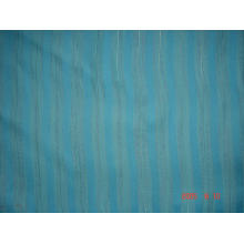浙江永通染织有限公司-雪纺条子嵌金银丝 