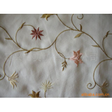 嘉兴佳实纺织有限公司-绣花纬麂皮(Embroidered suede) 