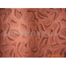 嘉兴佳实纺织有限公司-提花经麂皮(Jacquard suede) 