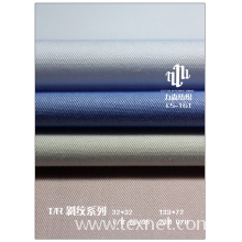 绍兴县力森贸易有限公司-T/R 65/35 斜纹布 