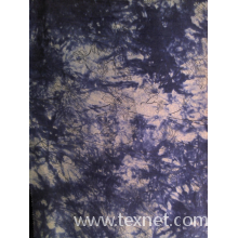 绍兴县水富纺织品有限公司-32x32牛仔布拔印弹力 