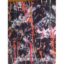 绍兴县水富纺织品有限公司-32x32牛仔布拔印弹力 