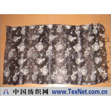 杭州新亚布艺有限公司 -供应亚麻印花银丝丝巾，围巾-玫瑰花
