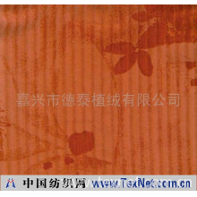 嘉兴市德泰植绒有限公司 -喷条印花植绒沙发布4