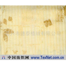 嘉兴市德泰植绒有限公司 -喷条印花植绒沙发布3
