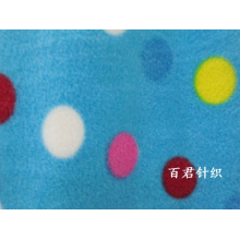 绍兴县久丰纺织有限公司-半光剪毛绒印花 