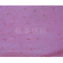何丰-CVC烂花绣花打皱布 品种繁多 欢迎来样订购