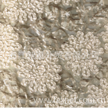浙江新星外贸有限公司-绣花布绣花面料蕾丝底盘带金片绣
