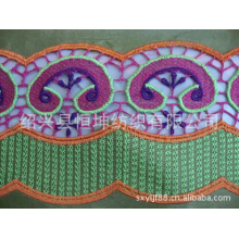 绍兴县恒坤纺织有限公司-专业供应雪纺布金片绣花，平面绣花布，绳绣花布 还有来电