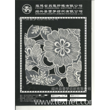 绍兴县蕾梦纺织有限公司-厂家直销外贸新款玻璃纱网布平绣
