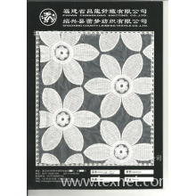 绍兴县蕾梦纺织有限公司-厂家直销外贸新款玻璃纱网布平绣