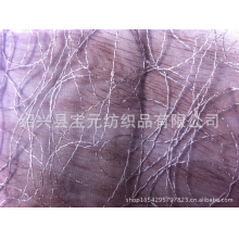 绍兴县宝元纺织品有限公司-供应亮丝网布线绣