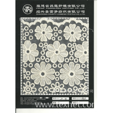 绍兴县蕾梦纺织有限公司-厂家直销外贸新款玻璃纱网布平绣