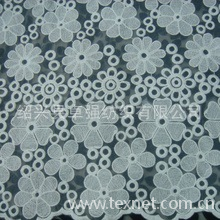 绍兴县卓强纺织有限公司-水溶亮片绣花