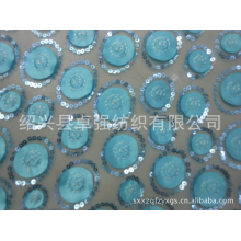 绍兴县卓强纺织有限公司-绣花布