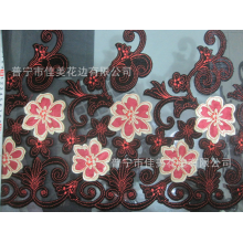 陈宝健-裙边花 激光绣 夏装绣花面料