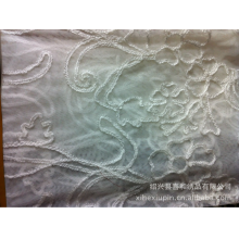 绍兴县喜和绣品有限公司-网布底布，毛线特种绣花面料