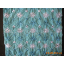 绍兴县天娇绣品有限公司-厂家直销,供应成品/电脑绣花加工全棉双色绣花布