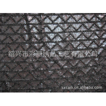 绍兴市彩丽绣品工艺有限公司-亮片绣花 金片盘带绣花