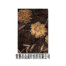 江苏省常熟市众成针纺织有限公司-密丝绒烫金布 