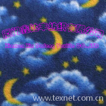 厦门鑫达丰纺织有限公司-SP夜空印花摇粒绒 