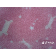 绍兴县久丰纺织有限公司-半光单/双面绒印花 