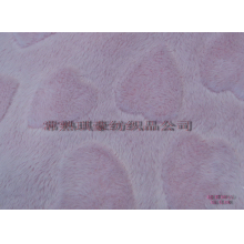 常熟市琪豪纺织品贸易有限公司-刷花超柔短毛绒 