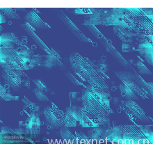 晋江沙禾布业贸易有限公司-针织泳装面料-弹力印花090605