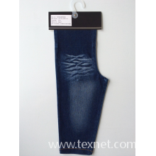 江苏兰朵针织服装有限公司-低弹丝靛蓝粗细斜纹