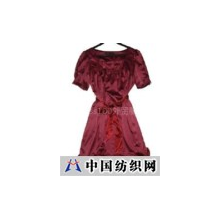 深圳市dress100外贸服装批发网 -BCBG 方领钉花真丝裙