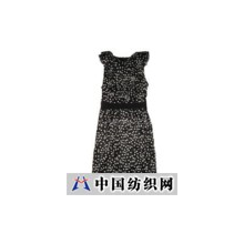 深圳市dress100外贸服装批发网 -ARDEN B 荷叶边V领波点裙