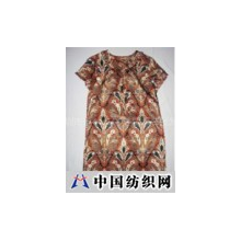 深圳市dress100外贸服装批发网 -J CREW 原单 真丝印花侧袋裙