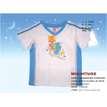 童装批发网-80607-1“MINIHOUSE-迷你屋”男童印花T恤