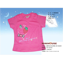 童装批发网-80138-2“MINIHOUSE-迷你屋”女小童短袖T恤 
