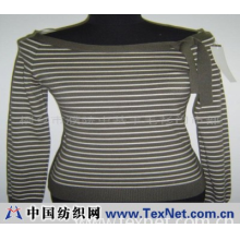 桐乡市中纺基毛织时装厂 -全棉彩条女衫