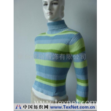 烟台锦裕服饰有限公司 -Girl''s stripe pullover毛衫