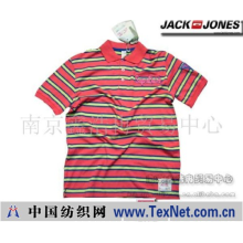 南京鑫浩冉贸易中心 -Jack Jones 画册推荐款橘色色织条纹POLO衫