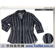 苏州名泰贸易有限公司 -HM 真丝印条乔其纱衬衫