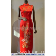 北京格格旗袍有限公司 -中式服装>唐装>旗袍>金凤旗袍