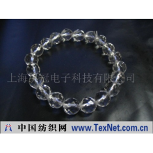上海凯冠电子科技有限公司 -天然水晶手链天然白水晶手链圆珠64面