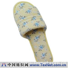 扬州市邗江飞跃旅游用品厂 -TPR底印花毛巾拖鞋slipper1003