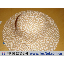 宁波市鄞州恒瑞家纺工艺品厂 -拉草纸绳斑纹太阳帽