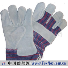 广州市源洋贸易有限公司 -本色牛二层皮劳保手套