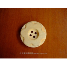 广州市海珠区凤阳福兴服装配料商行-四眼木纽扣 wood button