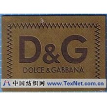 华鑫服装配料-D&G变色革皮标