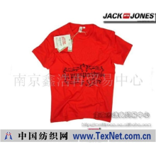 南京鑫浩冉贸易中心 -Jack Jones 画册款推荐红色贴布工艺TS